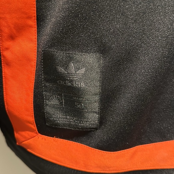 Rare, amazing Adidas track suit jacket with orange trim. 50th anniversary - Picture 3 of 3